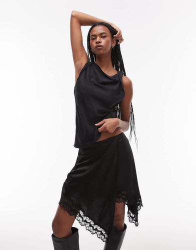 Top sans manches à bretelles torsadées - Topshop - Modalova