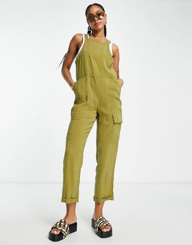 Topshop - Tuta jumpsuit kaki-Verde - Topshop - Modalova