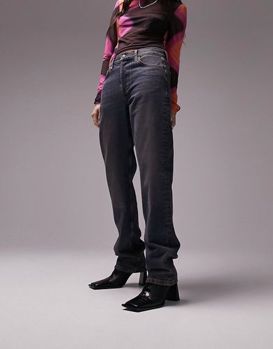 Dad jeans con tinta rosa - Topshop - Modalova