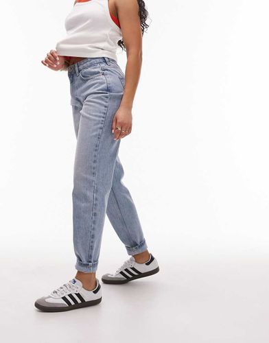 Original - Mom jeans a vita alta candeggiati - Topshop Hourglass - Modalova