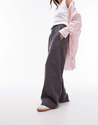Pantaloni a fondo ampio antracite - Topshop - Modalova