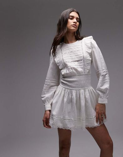 Robe courte style champêtre - Topshop - Modalova