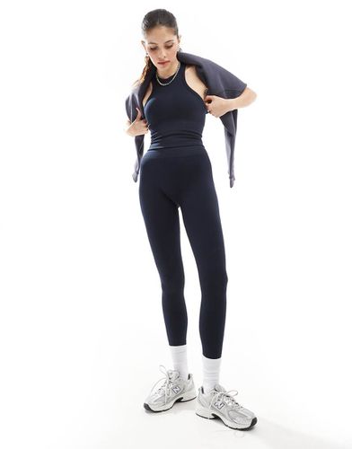 Leggings modellanti a coste a vita alta senza cuciture - Tala - Modalova