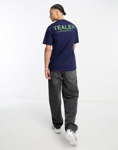 Tealer - T-shirt blu navy con logo - Tealer - Modalova