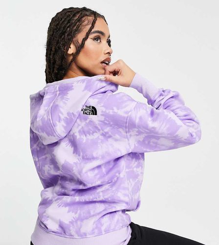 Essential - Felpa con cappuccio lilla tie-dye - In esclusiva per ASOS - The North Face - Modalova