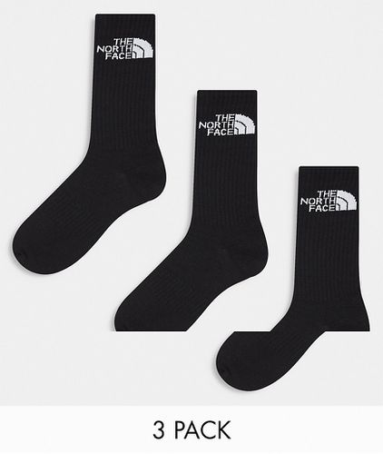 Simple Dome - Confezione da 3 paia di calzini neri con logo - The North Face - Modalova