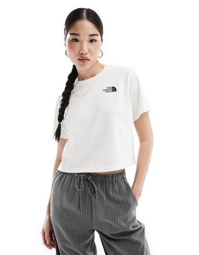 Simple Dome - T-shirt corta bianca con logo - The North Face - Modalova