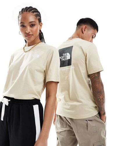 Redbox - T-shirt beige con stampa sul retro - The North Face - Modalova