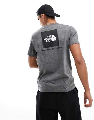 Redbox - T-shirt grigia con stampa sul retro - The North Face - Modalova