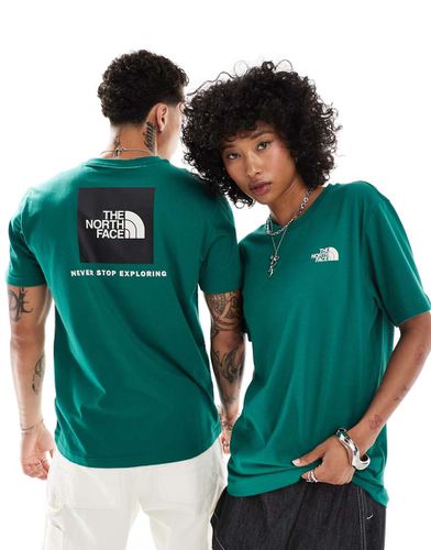 Redbox - T-shirt scuro con stampa sul retro - The North Face - Modalova