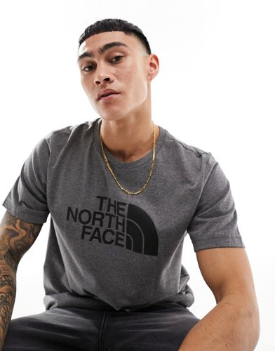 T-shirt casual grigia con grafica del logo - The North Face - Modalova