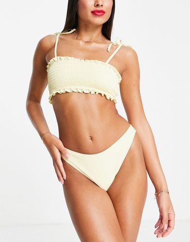 Louisa - Slip bikini sgambato color limone - The Frolic - Modalova