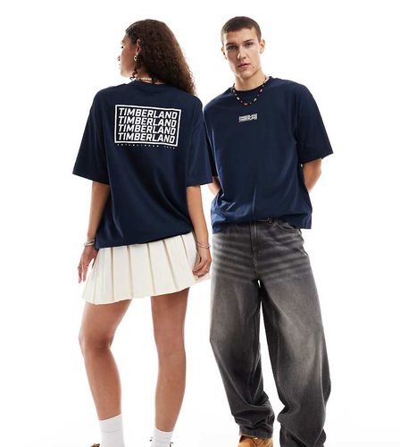 T-shirt oversize con logo ripetuto - In esclusiva per ASOS - Timberland - Modalova