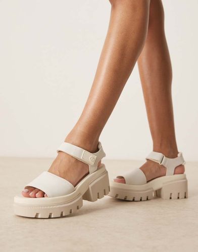 Everleigh - Sandales en cuir nubuck à bride cheville - cassé - Timberland - Modalova