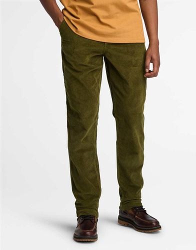 Pantaloni in velluto a coste oliva scuro - Timberland - Modalova