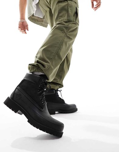 Scarponcini premium da 6" in pelle verde con punta in gomma e dettagli - Timberland - Modalova