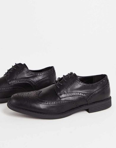 Scarpe brogue stringate eleganti nere - Truffle Collection - Modalova