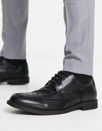 Scarpe brogue stringate eleganti nere - Truffle Collection - Modalova