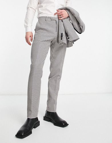 Leach - Pantaloni da abito slim jacquard - Twisted Tailor - Modalova