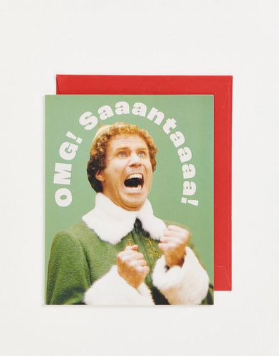 X Elf - Biglietto natalizio con scritta "OMG santa" - TYPO - Modalova