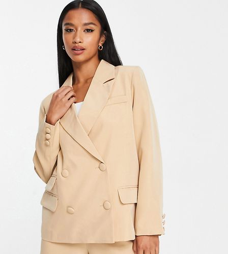 Blazer dad oversize beige in coordinato - Unique21 Petite - Modalova