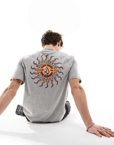 Fried - T-shirt grigia - Volcom - Modalova