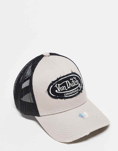 Kalmar - Cappellino trucker sporco e nero - Von Dutch - Modalova