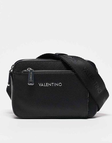 Valentino - Marnier - Borsa a tracolla nera con tracolla con logo - Valentino Bags - Modalova