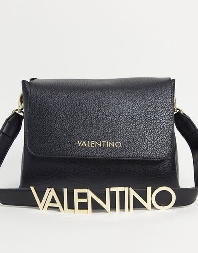 Valentino - Alexia - Borsa a tracolla nera con logo metallico - Valentino Bags - Modalova