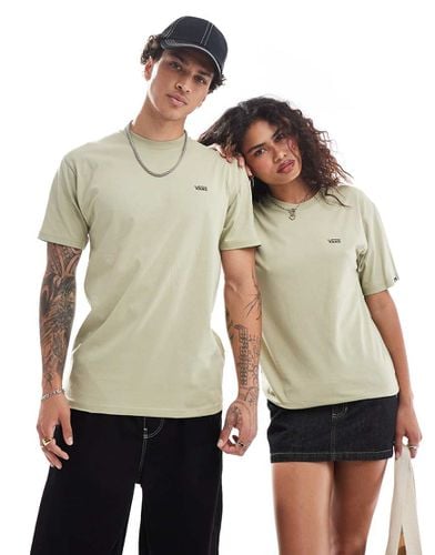 T-shirt a maniche corte beige con logo sul cuore - Vans - Modalova