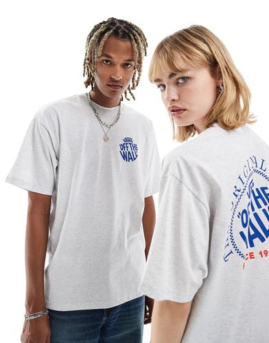 T-shirt chiaro ampia con stampa sul retro e logo circolare - Vans - Modalova