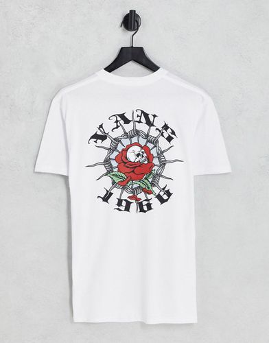 Dead Bloom - T-shirt bianca con stampa sul retro - Vans - Modalova
