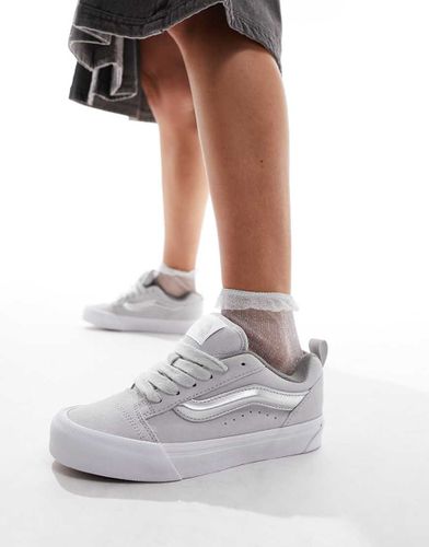 Knu Skool - Chunky sneakers grigie e argento - Vans - Modalova