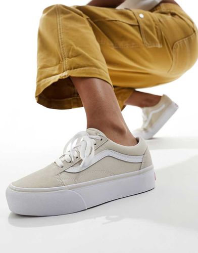 Old Skool - Sneakers con plateau beige - Vans - Modalova