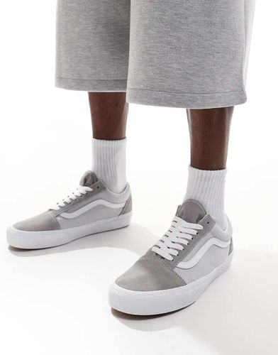 Old Skool - Sneakers misto tela e camoscio grigie - Vans - Modalova