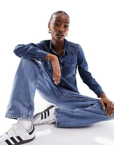 Camicia di jeans medio - Vero Moda - Modalova