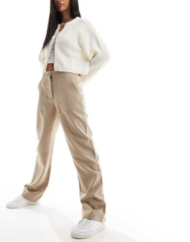 Chino beige con cuciture a contrasto - Vero Moda - Modalova