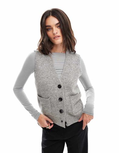 Gilet in maglia medio mélange - Vero Moda - Modalova