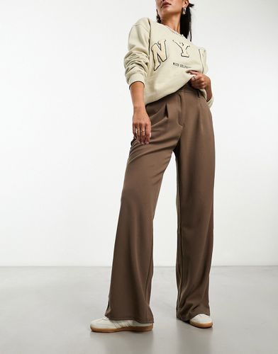 Pantaloni a fondo ampio marroni - Vero Moda - Modalova