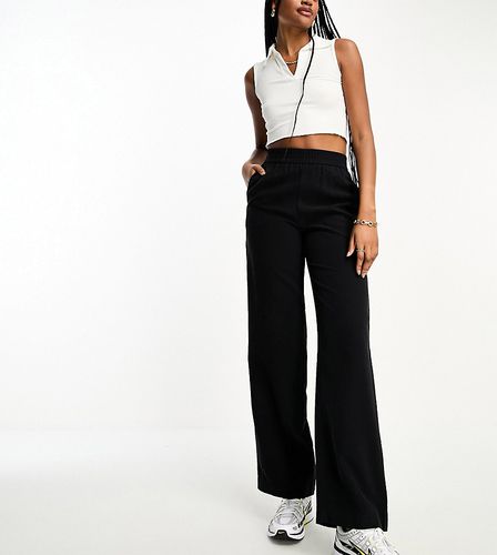 Pantaloni con fondo ampio neri - Vero Moda Tall - Modalova