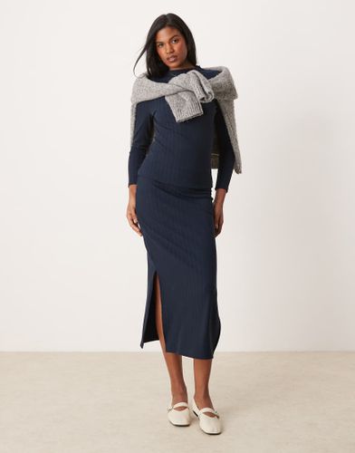 Jupe mi-longue d'ensemble en jersey - Vila - Modalova