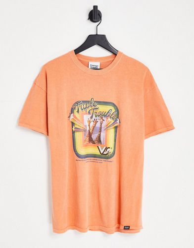 Safari - T-shirt con stampa "Triple Trouble" - Vintage Supply - Modalova