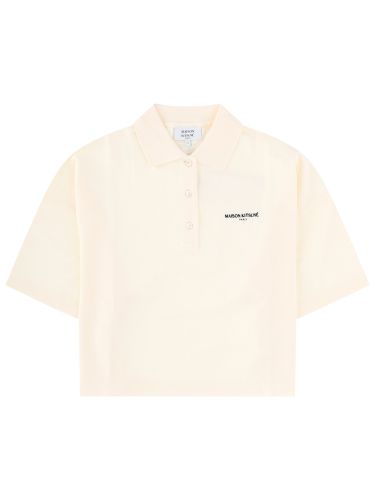 Maison kitsuné polo con logo - maison kitsuné - Modalova