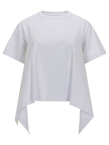 Sacai draped t-shirt - sacai - Modalova
