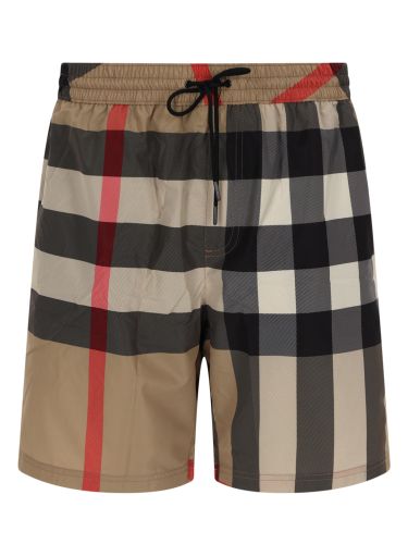 Burberry "check" swimsuit - burberry - Modalova