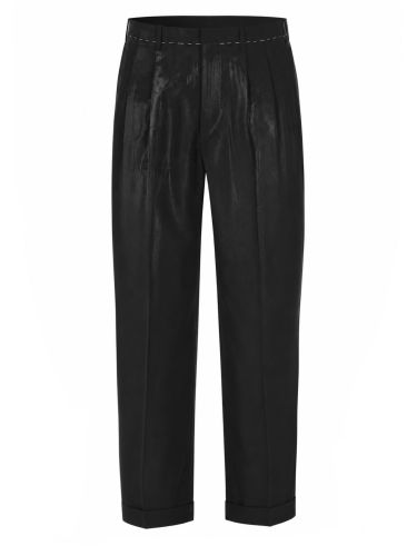 Pantalone sartoriale con pieghe - maison margiela - Modalova