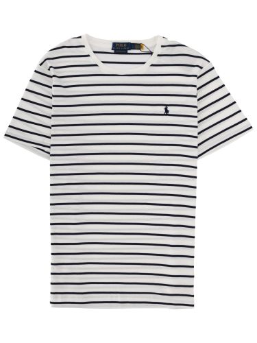Striped logo t-shirt - polo ralph lauren - Modalova