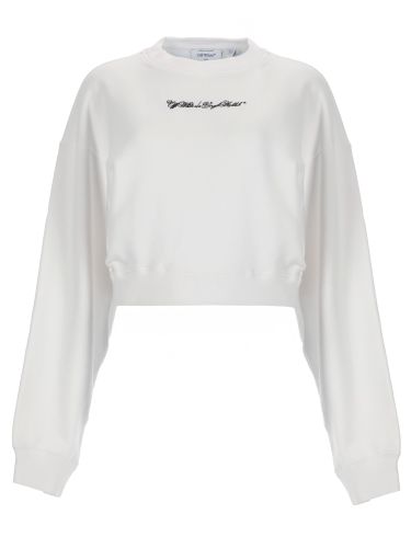 Off-white sweatshirt with logo - off-white - Modalova