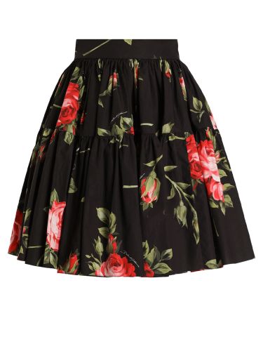 Miniskirt with "bouquet" print - dolce & gabbana - Modalova