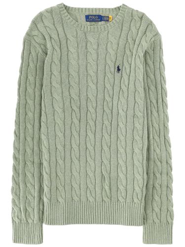 Cable knit with logo - polo ralph lauren - Modalova